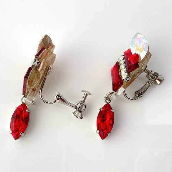 楽天市場】【送料無料】 社交ダンス イヤリング ピアス オーロラ