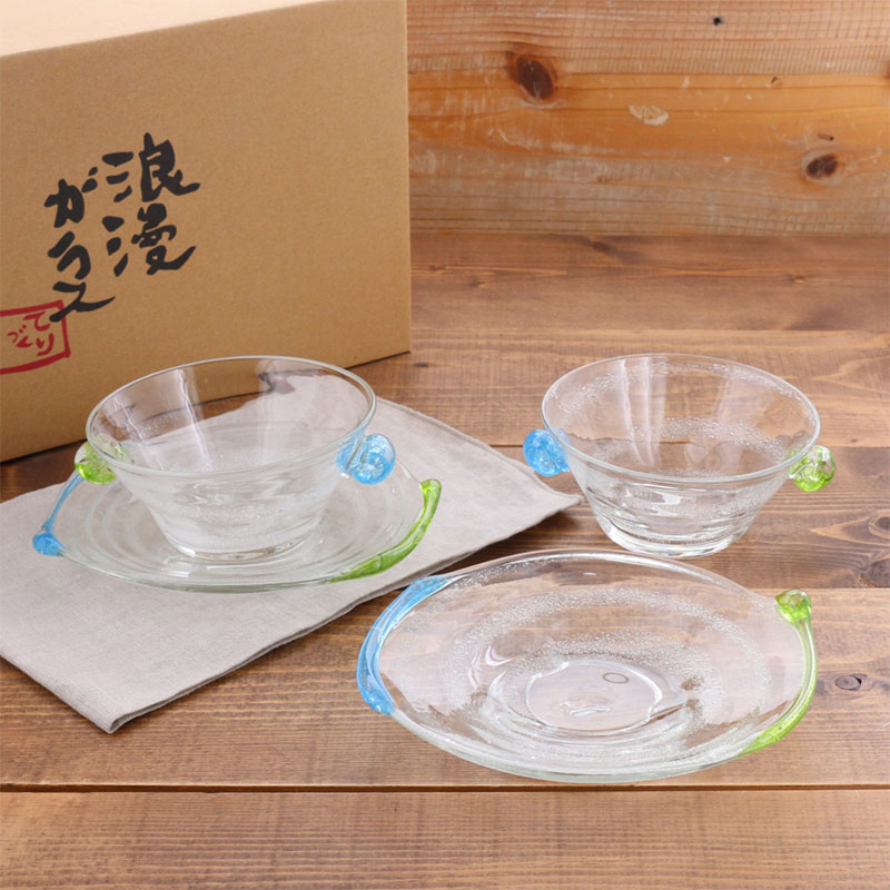 楽天市場】在庫限り ペアデザートセット ボウル・プレート各2点 銀河