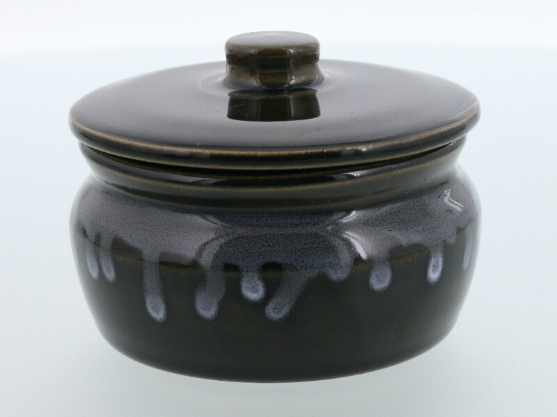 楽天市場】蓋付かめ 155cc 保存容器 梅干・漬物容器 陶器製