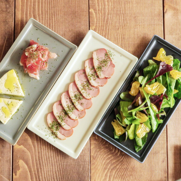 楽天市場】長角皿 フレーム ロングプレート レクタングル 角皿 皿 お皿