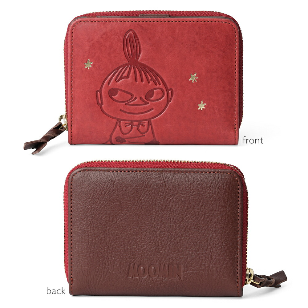 楽天市場】【ムーミン】ミイ 財布 レディース 大人 二つ折り 本革 革