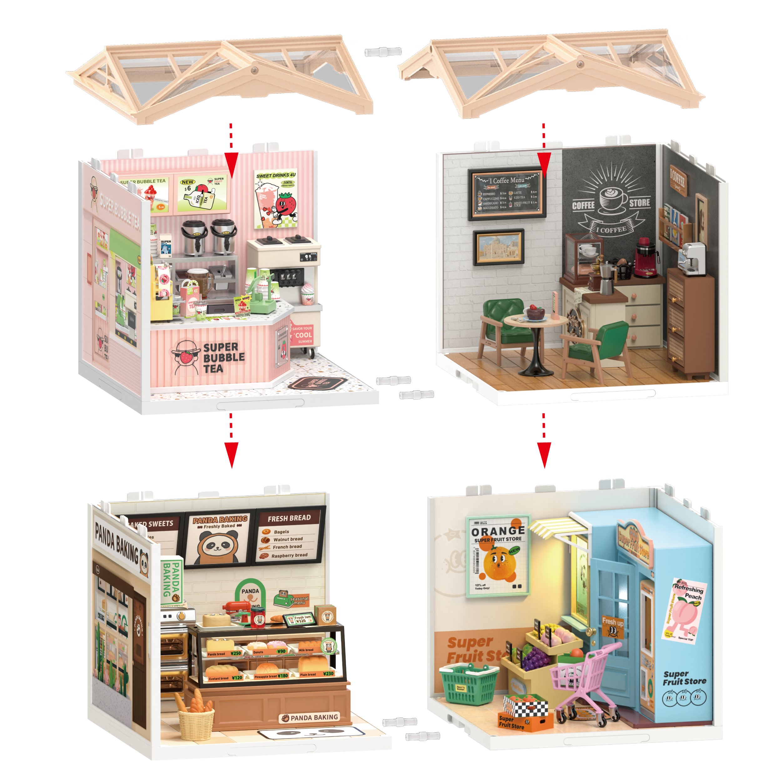 楽天市場】簡単組み立てミニチュア【公式】 つくるんです 簡単