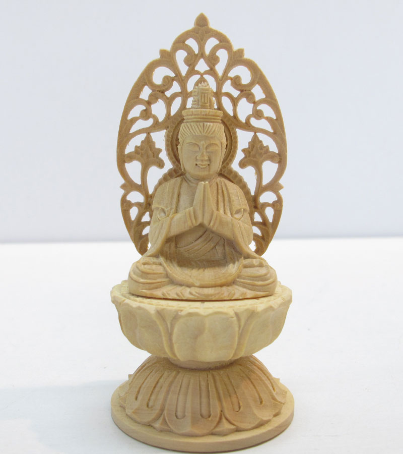 楽天市場】普賢菩薩 木彫り 仏像 仕様：無垢 / 素材：柘植（置物