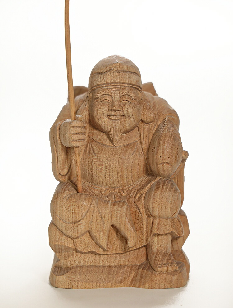 楽天市場】〜木彫り 仏像 恵比寿様〜仕様：無垢 / 素材：けやき : 津山