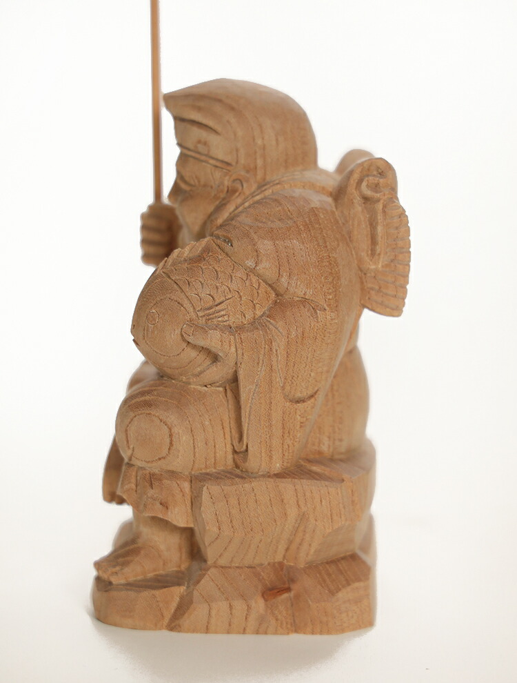 楽天市場】〜木彫り 仏像 恵比寿様〜仕様：無垢 / 素材：けやき : 津山