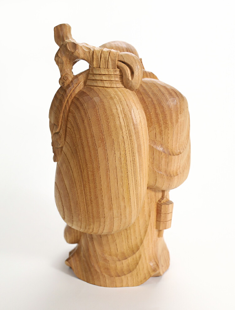楽天市場】【高32cm】布袋様 木彫り 置物 仕様：無垢 / 素材：欅