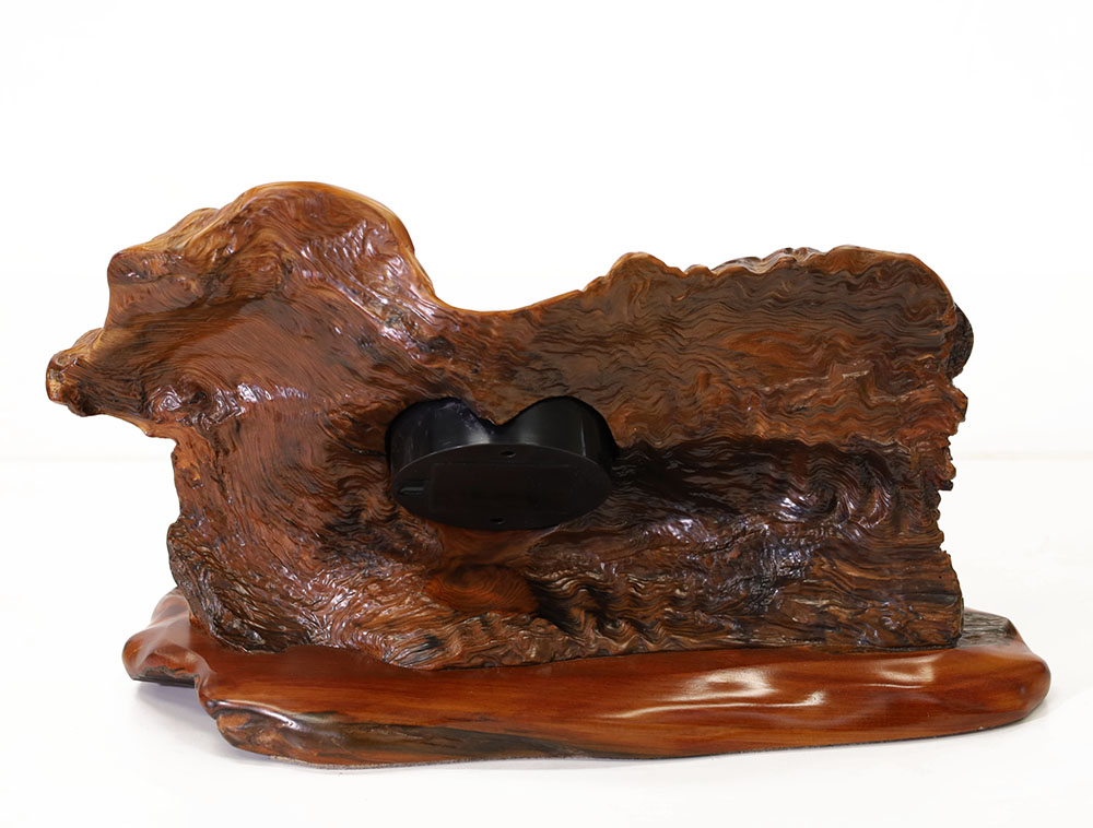 楽天市場】屋久杉 置き時計 一刀彫 / 素材：屋久杉（縁起物 置物