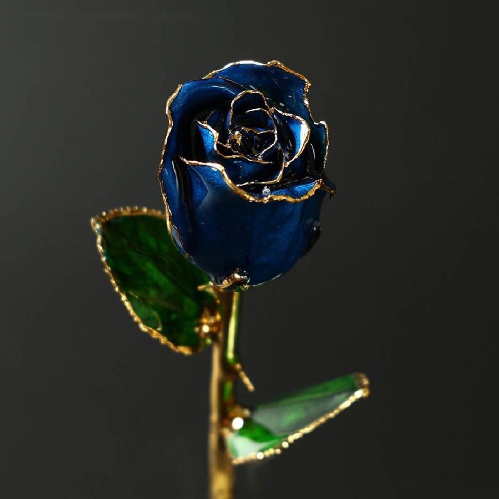 楽天市場】24K 金メッキ バラ ブルー 青 ローズ 薔薇 おしゃれ