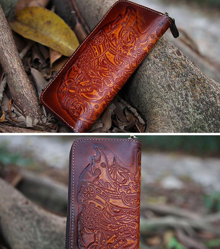 楽天市場】メンズ財布 牛革 サドルレザー バイカーズウォレット レザー