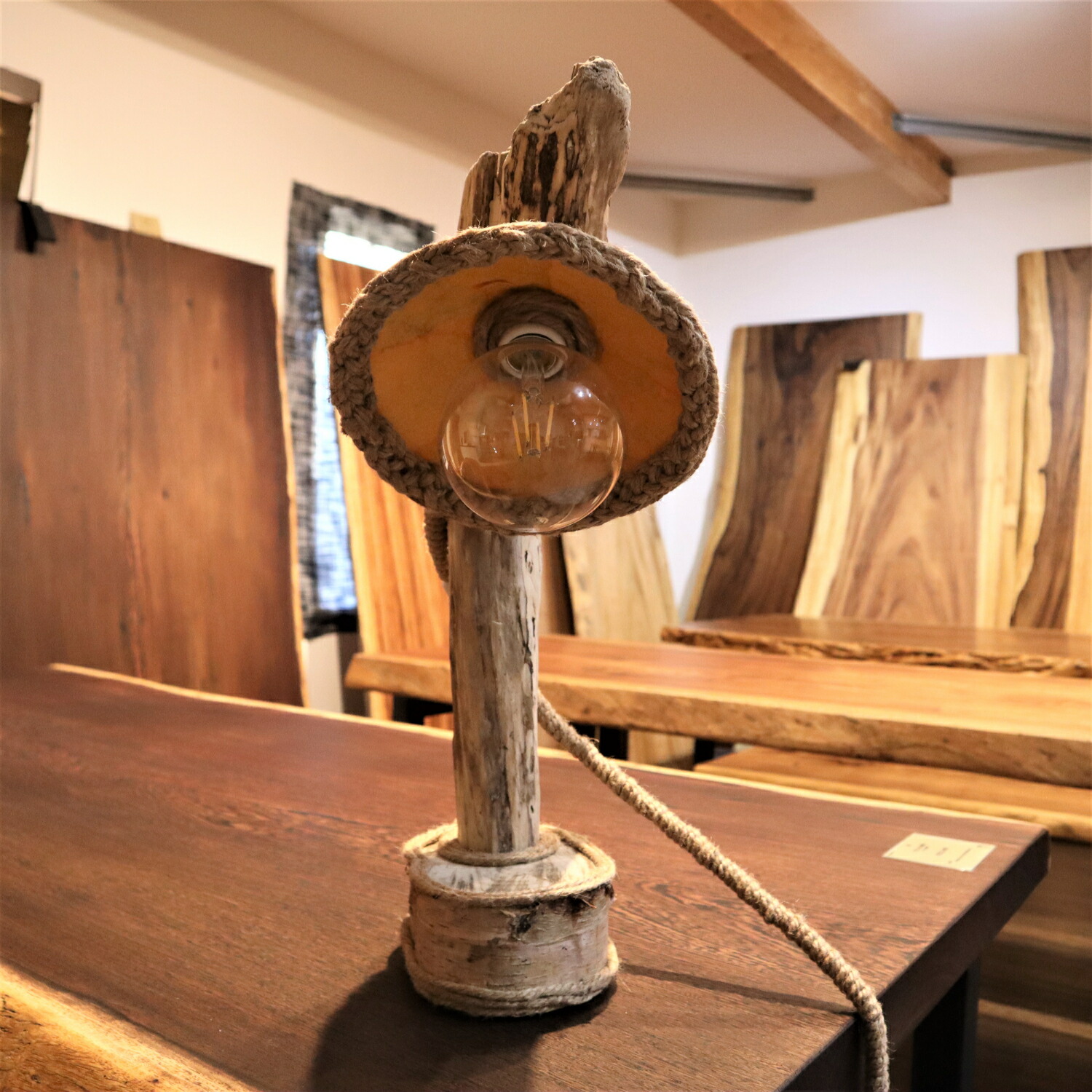 楽天市場】ハンドメイド 流木 インテリア オブジェ 照明 アート 手作り