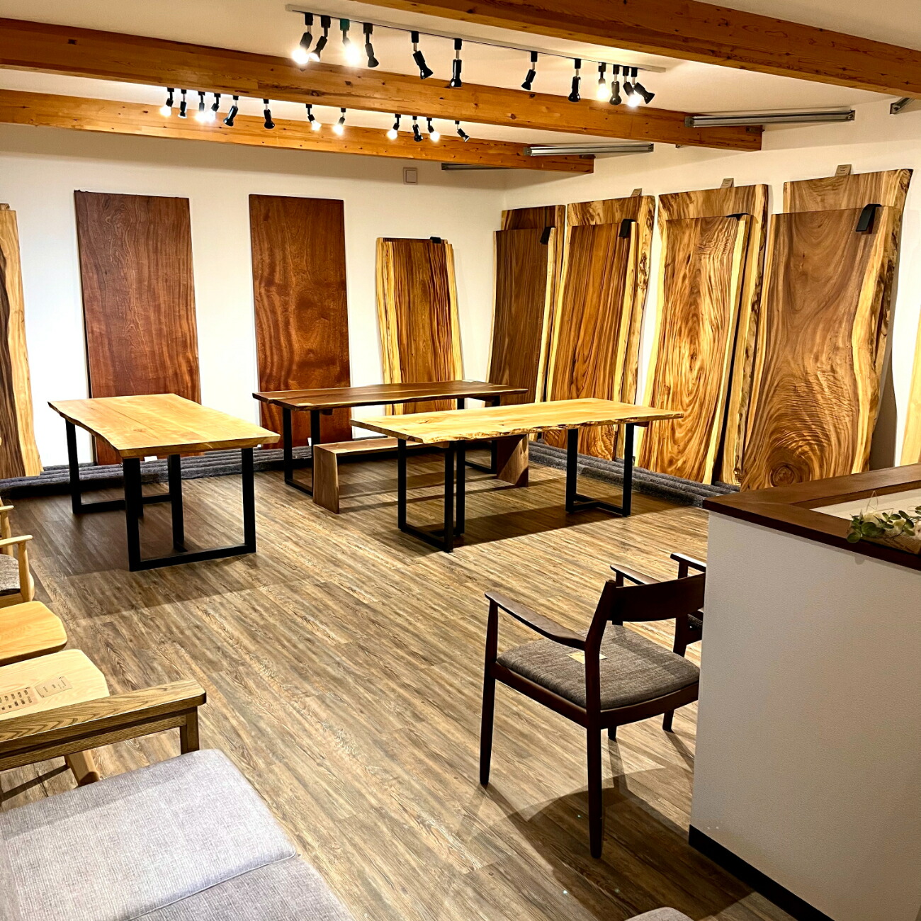 楽天市場】一枚板 テーブル モンキーポッド 4人用 6人用 ダイニング