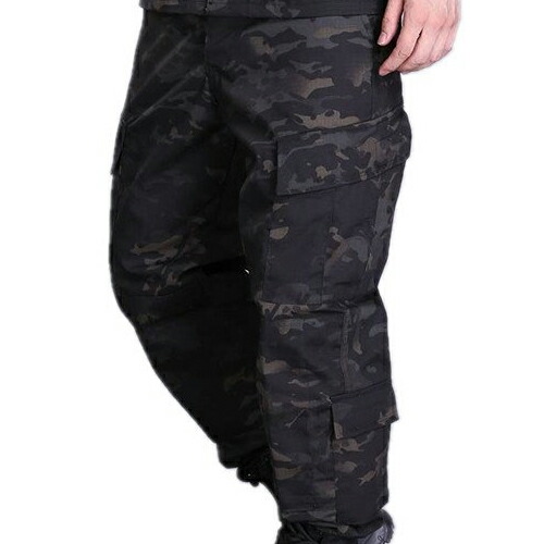 楽天市場】【送料無料】GUN FREAK マルチカムブラック 迷彩服 上下