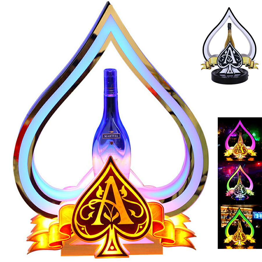 楽天市場】シャンパンテキーラ観覧車 LED 酒ボトルの表示棚 ワインラッ