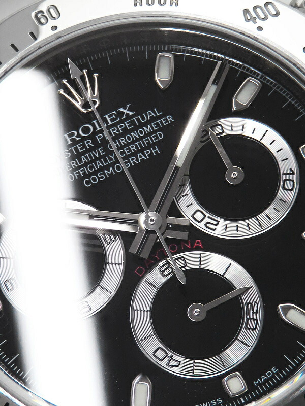 楽天市場】【ROLEX】【黒文字盤】【仕上済】ロレックス『コスモグラフ