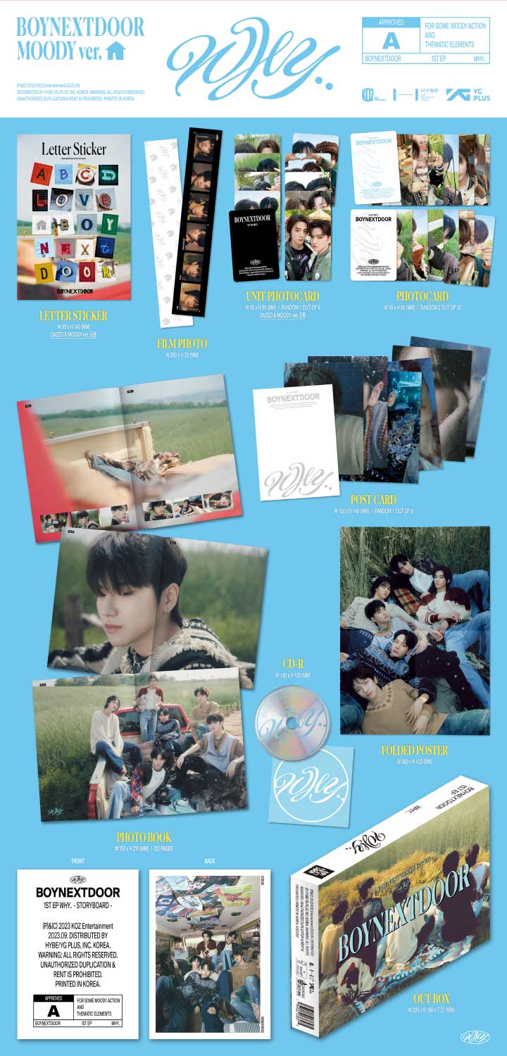 楽天市場】【9/4 韓国発売】【予約】【2種セット】BOYNEXTDOOR ボーイ