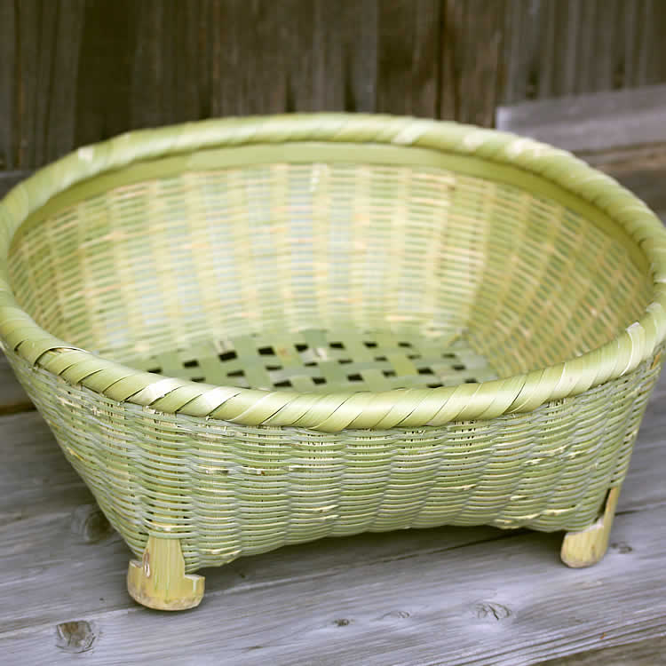 楽天市場】【国産】真竹茶碗籠 かご 水切り 椀かご 青竹 3〜4人家族用