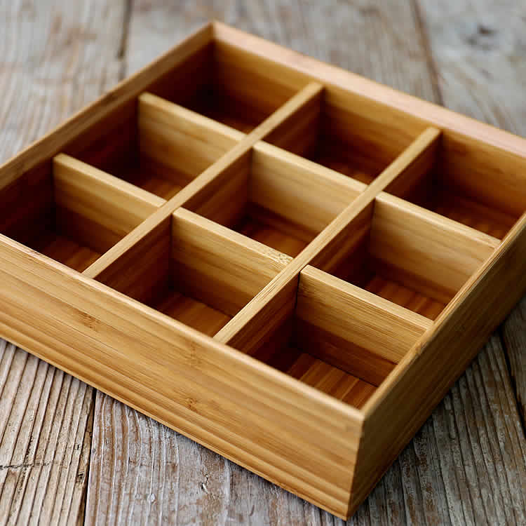 楽天市場】竹二段重箱（井型仕切り） 竹 弁当箱 ランチボックス 2段