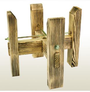 楽天市場】(特選国産品) 餅つき 石臼台 (国産焼赤松) E型 (もちつき