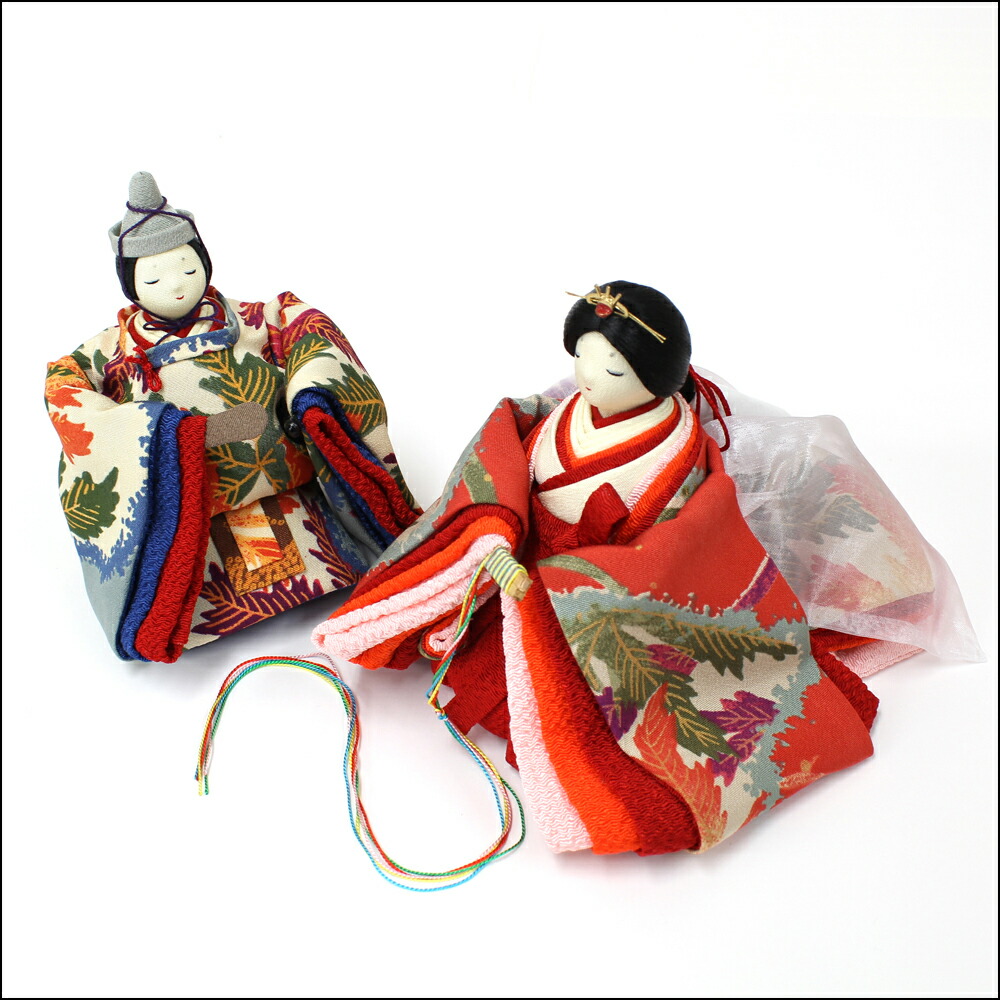 楽天市場】【送料無料】ひな人形 雛祭り【(新)古布調 古代雛飾り 金
