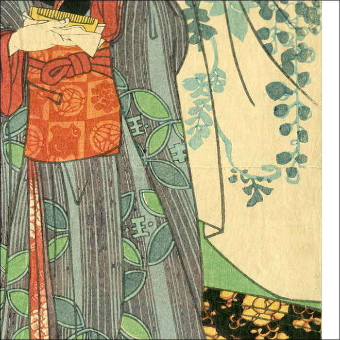 楽天市場】二代目 歌川国貞 美人画 浮世絵【万長娘おこま 沢村訥升