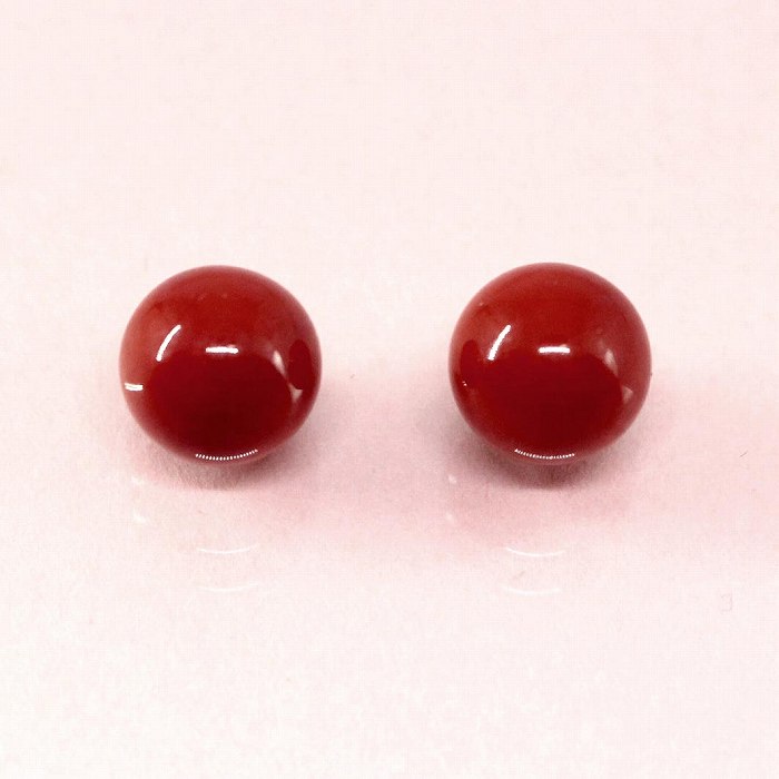 楽天市場】血赤珊瑚 ルース 高知県産血赤珊瑚の10mmペア玉 自分だけの
