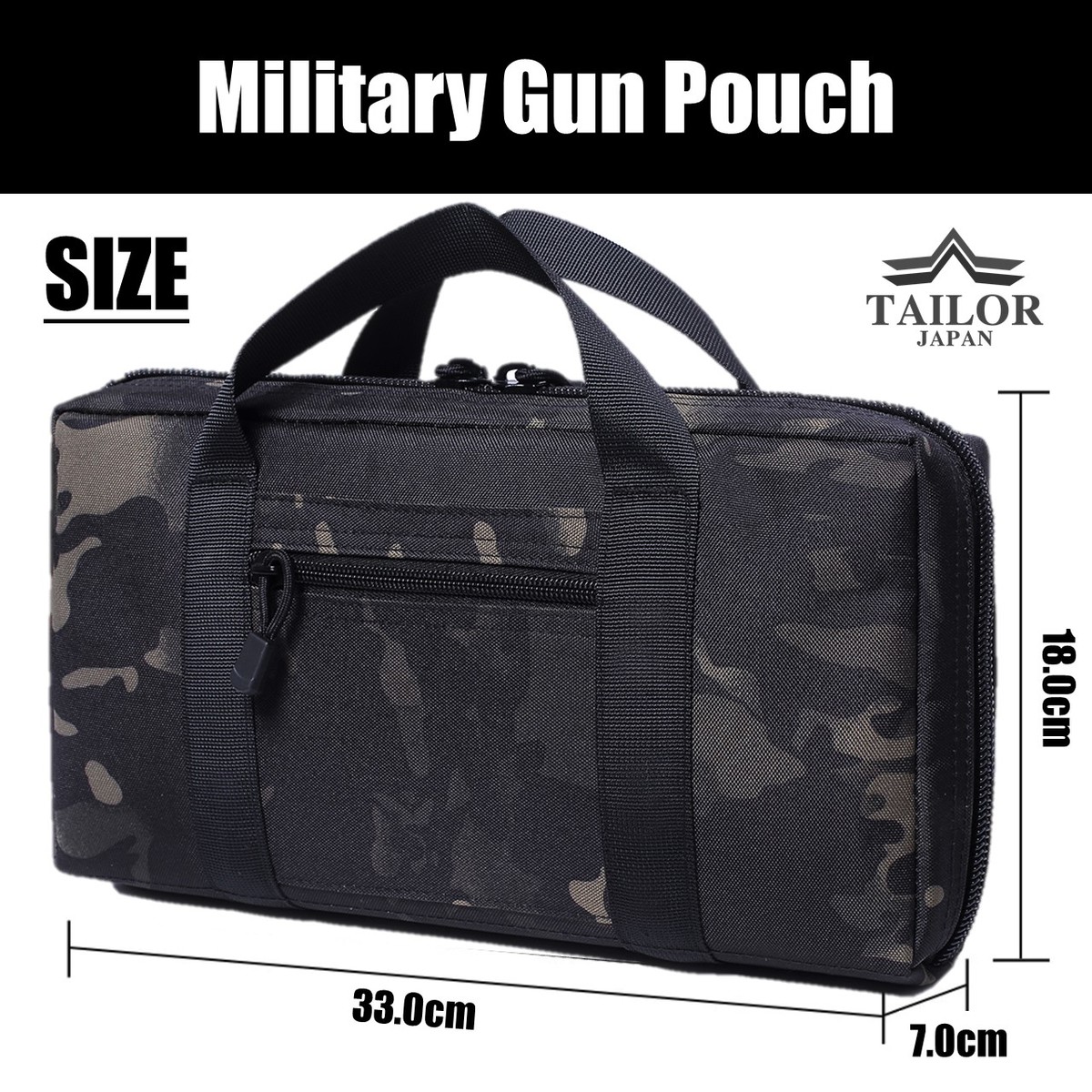 楽天市場】TAILOR JAPAN ハンドガンケース ハンドガンポーチ ガン