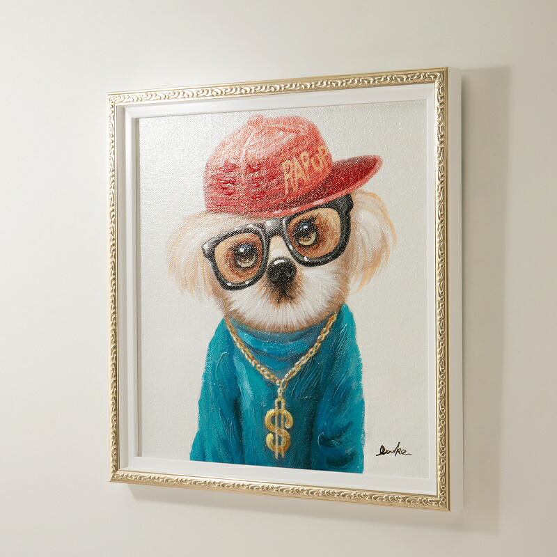 楽天市場】アートパネル 犬 シーズー ラッパー 33 rh ポスター 絵