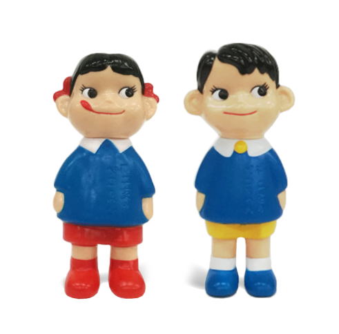 楽天市場】園児服を着たペコちゃん ポコちゃんペコちゃんソフビ人形