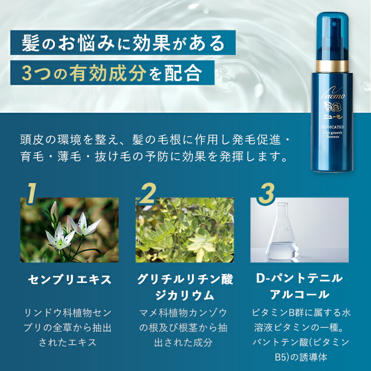 楽天市場】【公式】ニューモ 75ml育毛剤 送料無料 4本セット 養毛剤 発