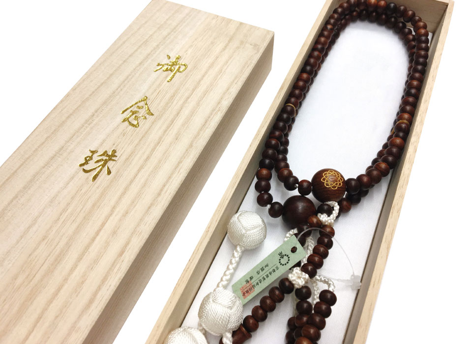 楽天市場】＼桐箱入り＆3ヶ月保証／ 【創価学会 念珠 女性用 黒檀/紫檀