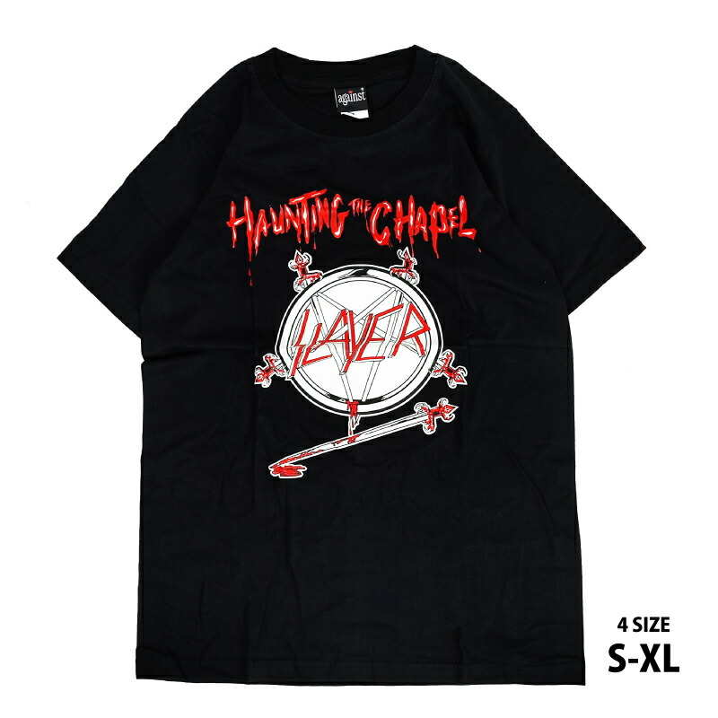 楽天市場】SLAYER T-shirt スレイヤー Tシャツ 半袖 Haunting the