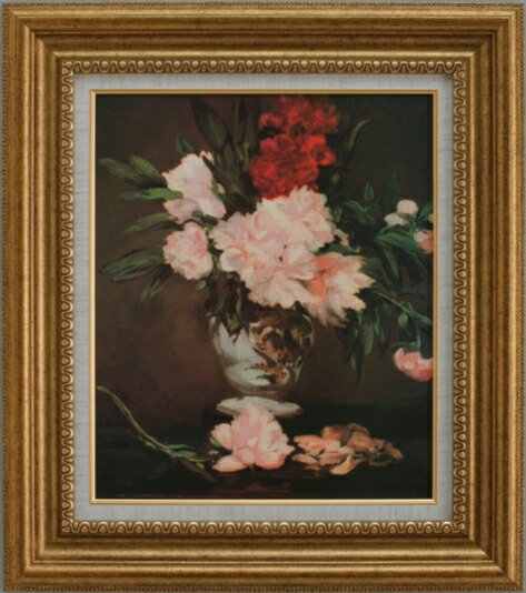 楽天市場】【受注生産品】 マネ【芍薬のある花瓶】［ac-402］世界の