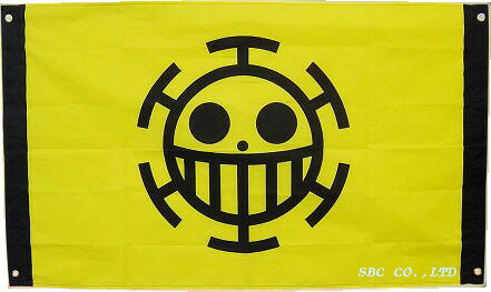 楽天市場】ワンピース ロー 海賊旗 トラファルガー・ロー ハート 海賊