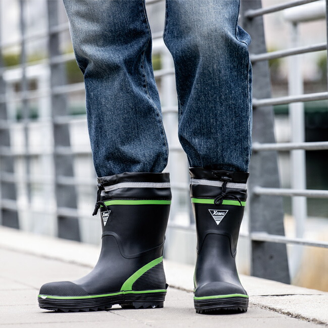 楽天市場】XEBEC ジーベック 長靴 85711｜ 胴太 ショート丈 レイン