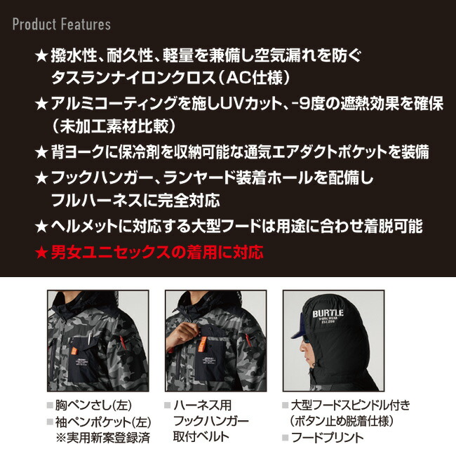 楽天市場】【2025年 ファン＆バッテリーセット】バートル BURTLE 空調