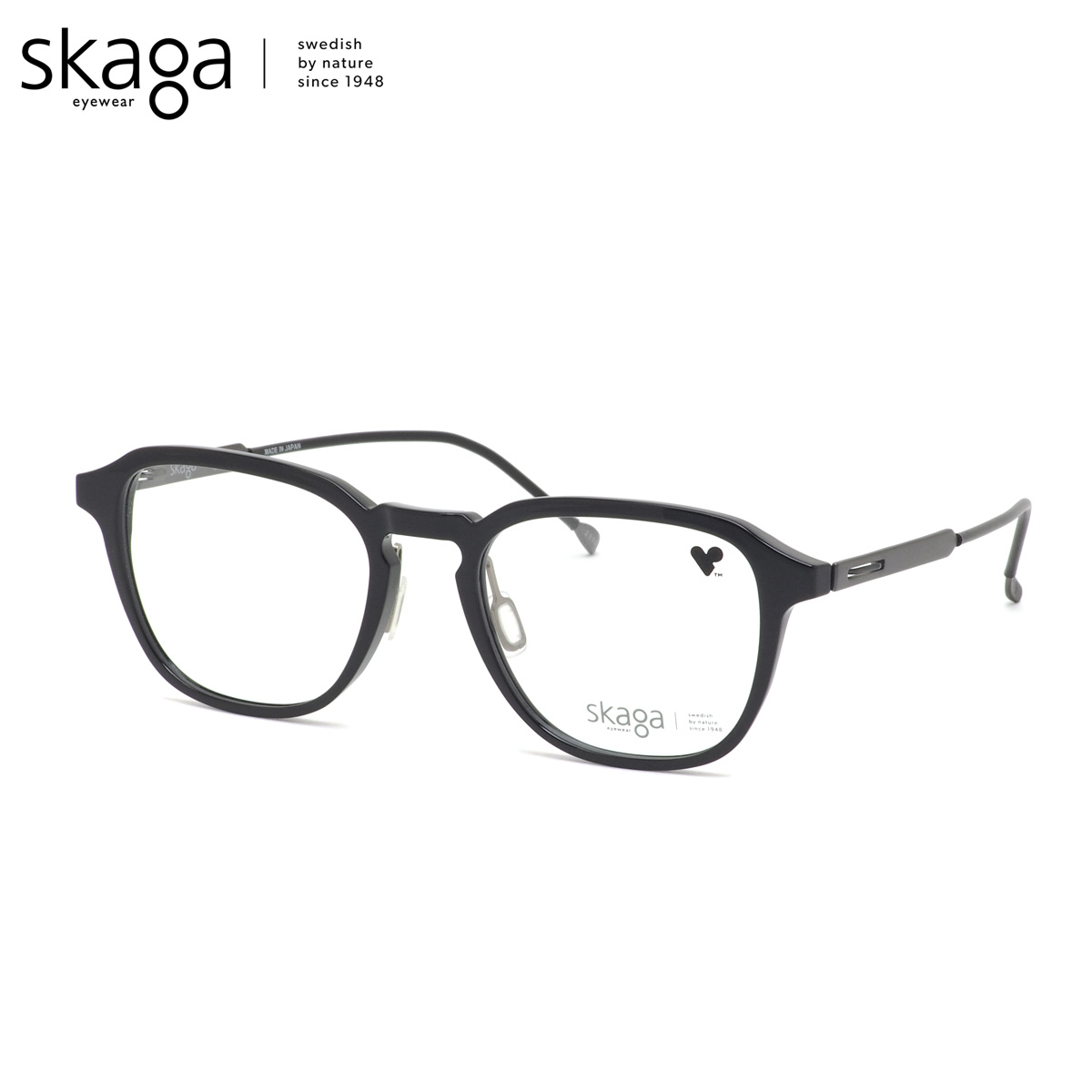 楽天市場】スカーガ SK2883LB 001 52 メガネ skaga TEMPERATUR