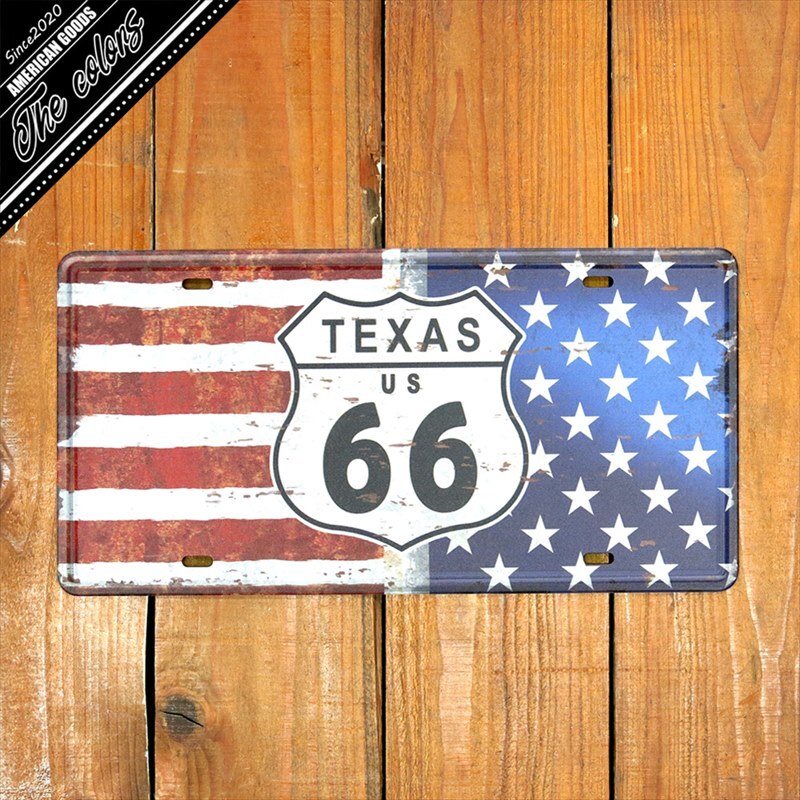 楽天市場】アメリカン雑貨 ルート66 ナンバープレート サインプレート