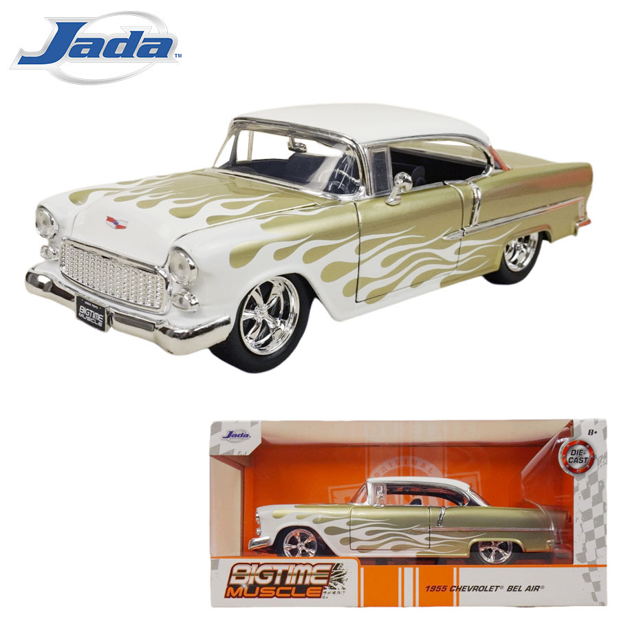 楽天市場】ダイキャスト 1/24 箱入り ミニカー1955 CHEVY BEL AIR