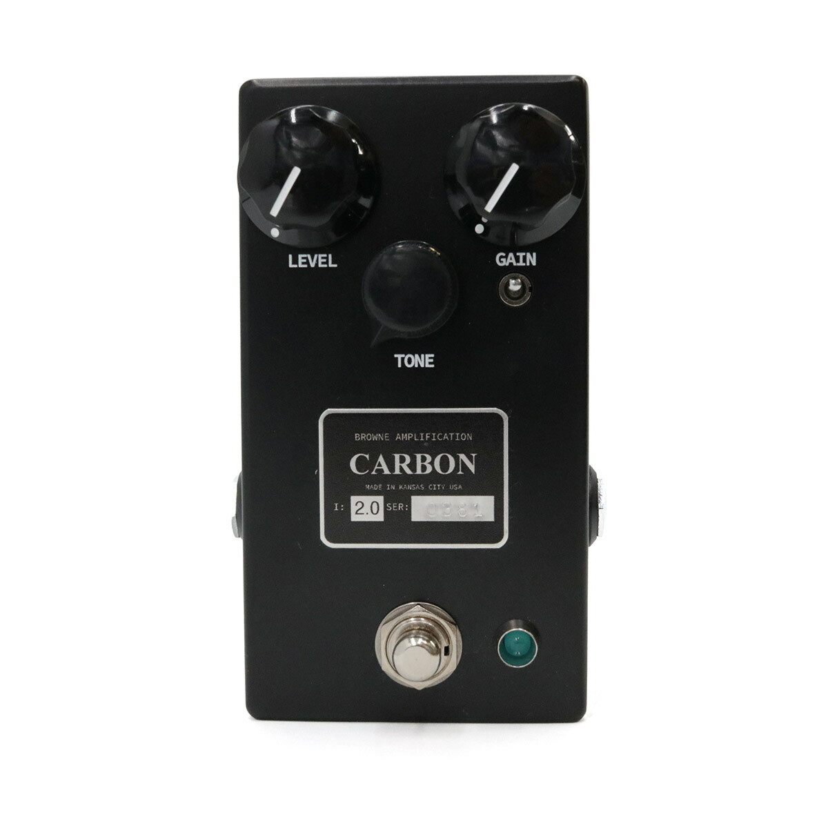 楽天市場】Browne Amplification Carbon V2 Pedal Black オーバー