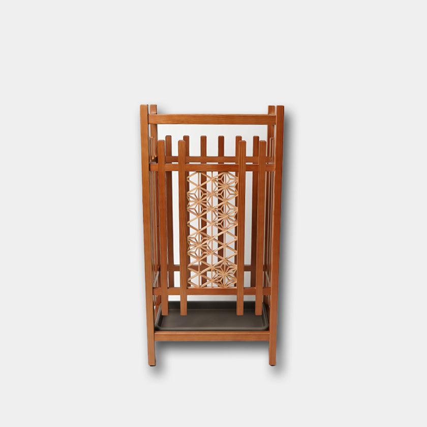 楽天市場】【傘立て】秋田杉 格子 麻の葉 | 組子 : BECOS伝統工芸楽天