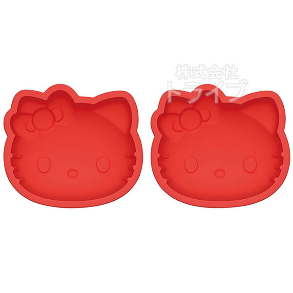 楽天市場】ハローキティ シリコンケーキ型 2個入 SLM1 551666 置配対応