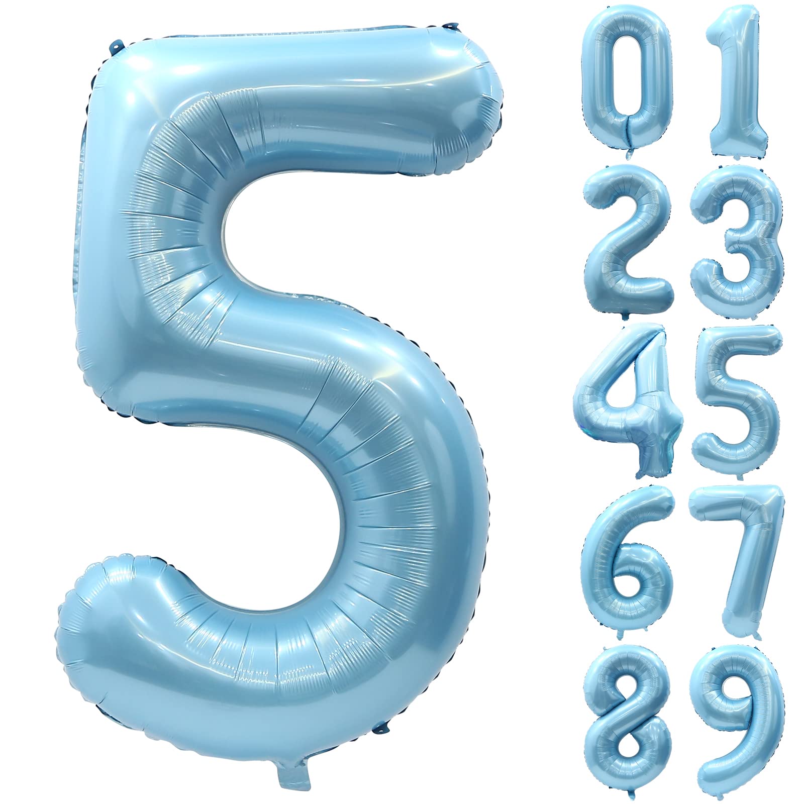 楽天市場】Lausatek 数字 バルーン ナンバーバルーン 数字5 風船