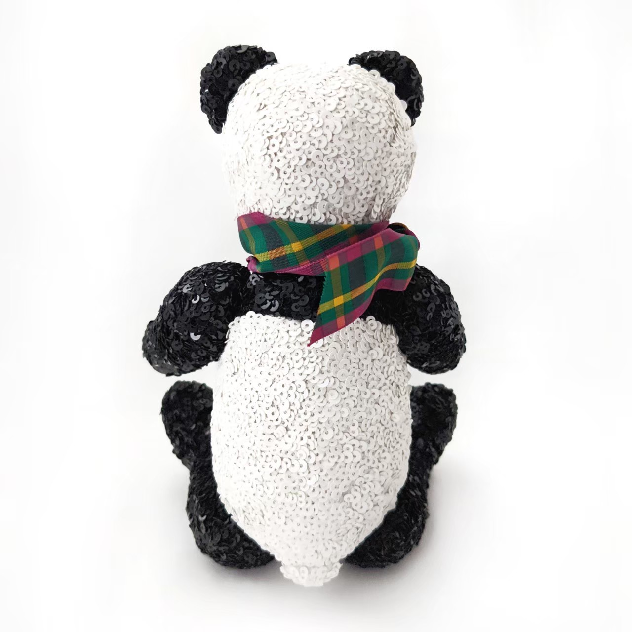 楽天市場】チリア ビーズとスパンコール刺繍のパンダ Mサイズ : 田川