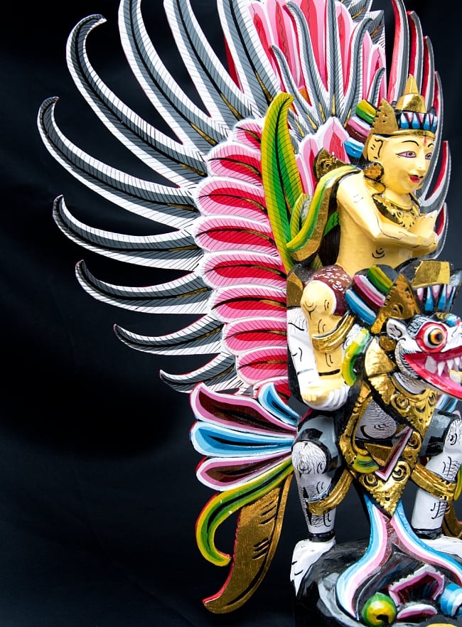 楽天市場】【送料無料】 ガルーダ＆ヴィシュヌ像 特大サイズ70cm