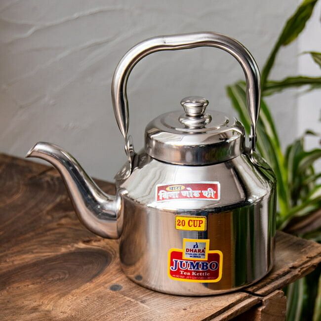 楽天市場】【送料無料】 【チャイ20杯分くらい】レトロケトル インドの