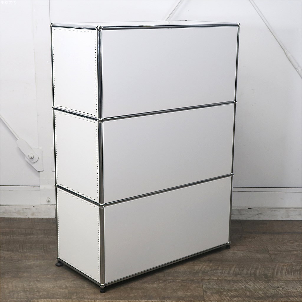 楽天市場】USMハラー 小物収納・マップケース 3段1列 ピュアホワイト