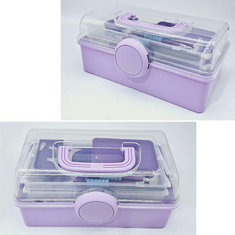 楽天市場】ダイヤモンドアート 作成ツール 展開式 3段収納ボックス