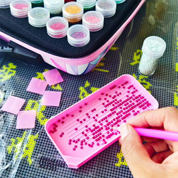 楽天市場】ダイヤモンドアート キット セット ダイヤモンド塗装ツール