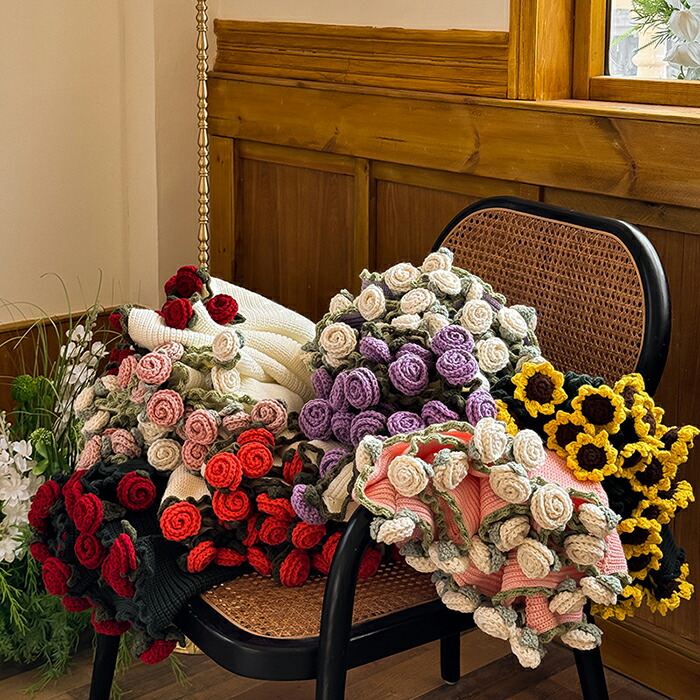 楽天市場】花束ブランケット ブーケ ブランケット 直径100cm 150cm