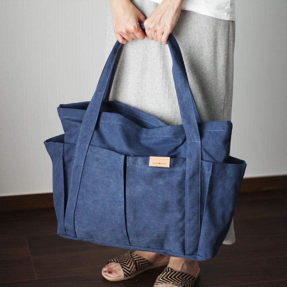 楽天市場】帆布の超ビッグトート マザーズバッグ キャンバストート